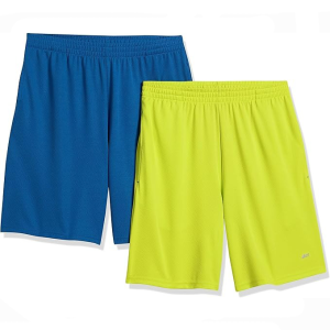 Essentials Men's Performance Tech Loose-Fit Shorts (Available in Big & Tall), Pack of 2