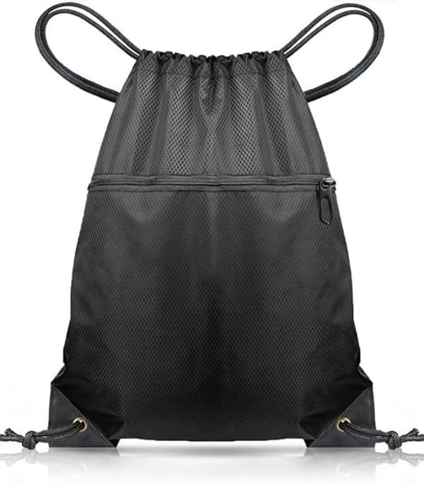 Large Sports Backpack String Swim Drawstring PE Bags for Women Men